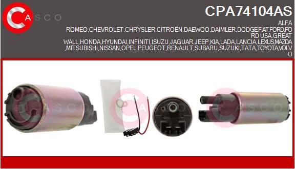 Casco CPA74104AS - Pompa combustibil aaoparts.ro