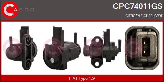 Casco CPC74011GS - Convertor presiune, esapament aaoparts.ro