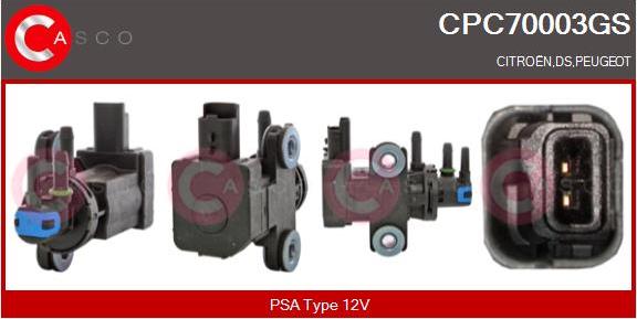 Casco CPC70003GS - Convertor presiune, esapament aaoparts.ro