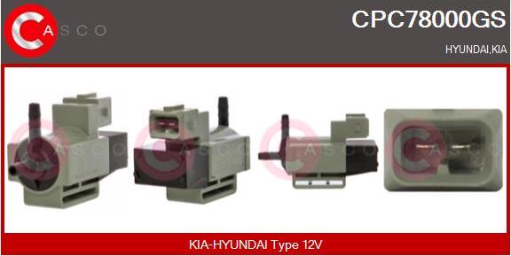 Casco CPC78000GS - Convertor presiune, esapament aaoparts.ro