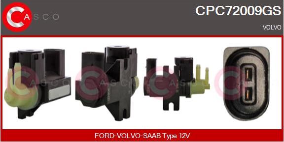 Casco CPC72009GS - Convertor presiune, esapament aaoparts.ro