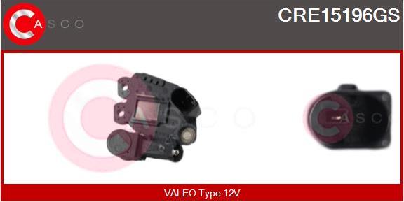 Casco CRE15196GS - Regulator, alternator aaoparts.ro
