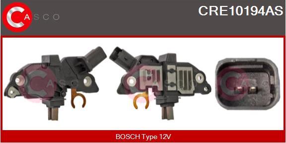 Casco CRE10194AS - Regulator, alternator aaoparts.ro