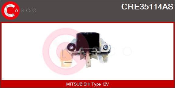 Casco CRE35114AS - Regulator, alternator aaoparts.ro