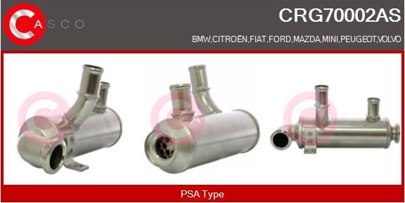 Casco CRG70002AS - Radiator, recirculare gaze de esapament aaoparts.ro