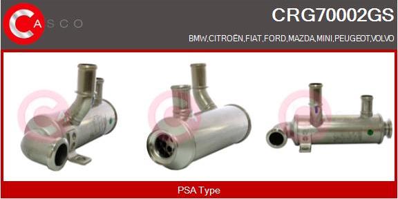 Casco CRG70002GS - Radiator, recirculare gaze de esapament aaoparts.ro