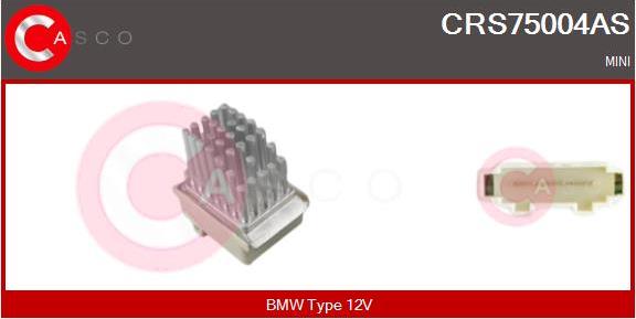 Casco CRS75004AS - Rezistor, ventilator habitaclu aaoparts.ro