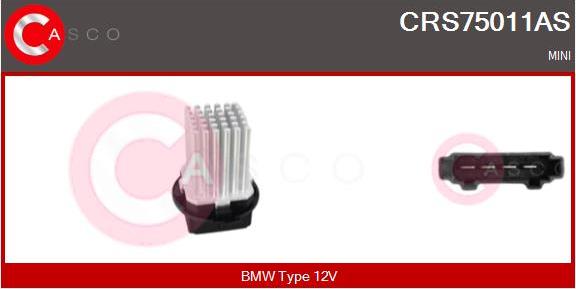 Casco CRS75011AS - Rezistor, ventilator habitaclu aaoparts.ro