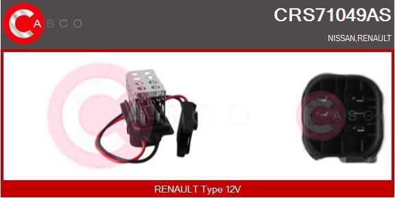 Casco CRS71049AS - Rezistor, ventilator habitaclu aaoparts.ro