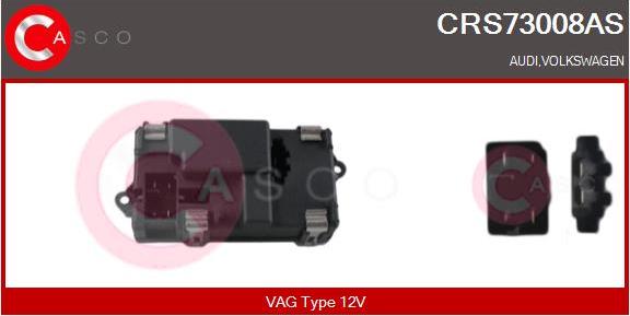 Casco CRS73008AS - Rezistor, ventilator habitaclu aaoparts.ro