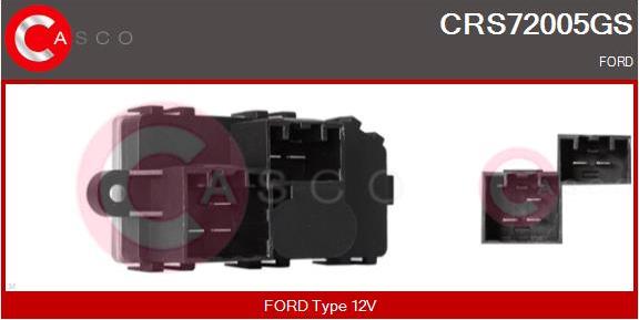 Casco CRS72005GS - Rezistor, ventilator habitaclu aaoparts.ro