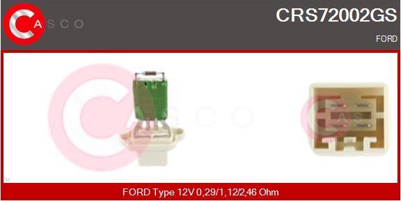 Casco CRS72002GS - Rezistor, ventilator habitaclu aaoparts.ro