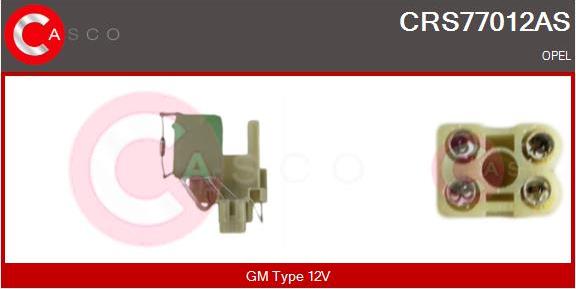Casco CRS77012AS - Rezistor, Electromotor - ventilator aaoparts.ro