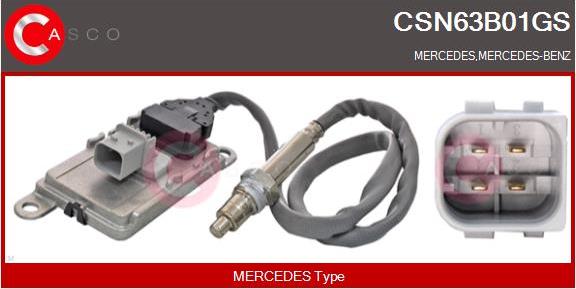 Casco CSN63B01GS - Senzor NOx, injectie aditiv aaoparts.ro