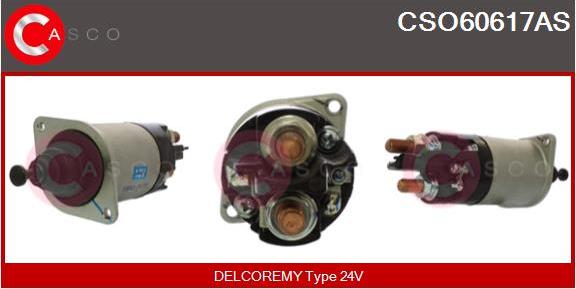 Casco CSO60617AS - Solenoid, electromotor aaoparts.ro