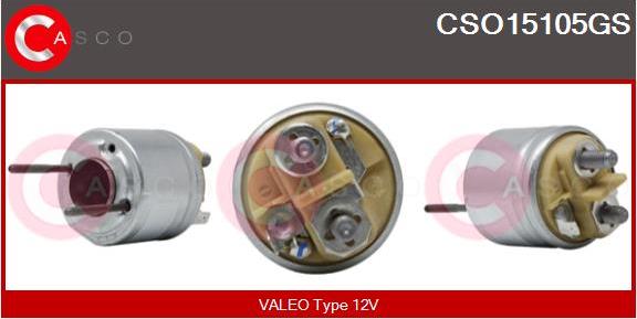Casco CSO15105GS - Solenoid, electromotor aaoparts.ro