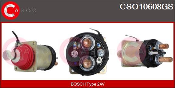 Casco CSO10608GS - Solenoid, electromotor aaoparts.ro