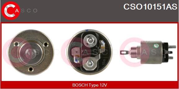 Casco CSO10151AS - Solenoid, electromotor aaoparts.ro
