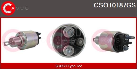 Casco CSO10187GS - Solenoid, electromotor aaoparts.ro