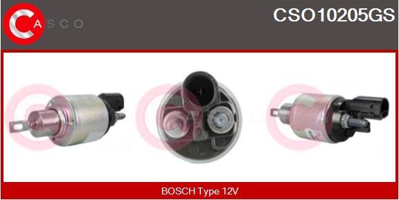 Casco CSO10205GS - Solenoid, electromotor aaoparts.ro