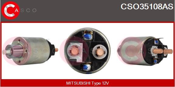 Casco CSO35108AS - Solenoid, electromotor aaoparts.ro