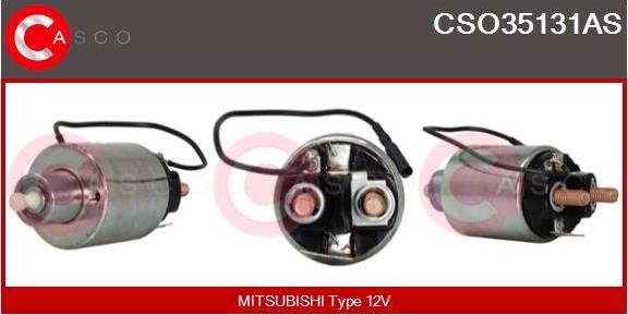 Casco CSO35131AS - Solenoid, electromotor aaoparts.ro