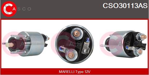 Casco CSO30113AS - Solenoid, electromotor aaoparts.ro