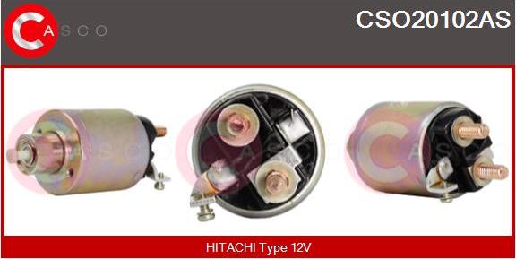 Casco CSO20102AS - Solenoid, electromotor aaoparts.ro