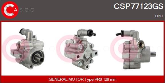 Casco CSP77123GS - Pompa hidraulica, sistem de directie aaoparts.ro