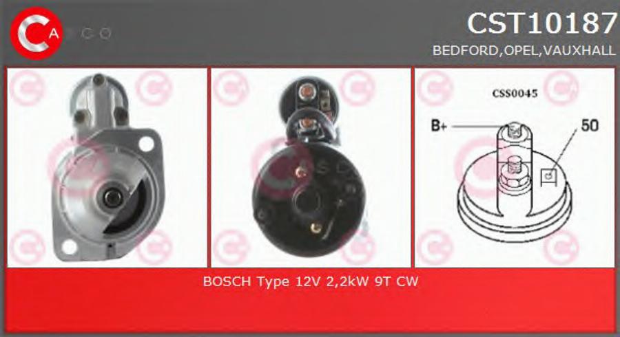 Casco CST10187 - Starter aaoparts.ro