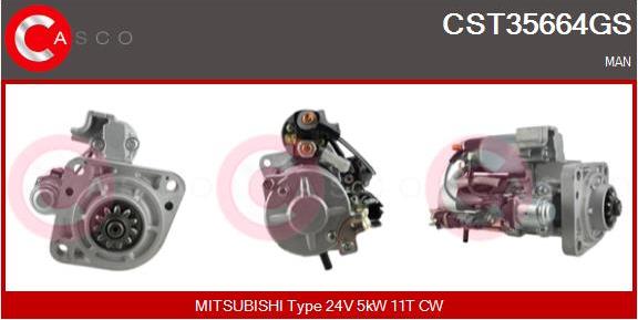 Casco CST35664GS - Starter aaoparts.ro