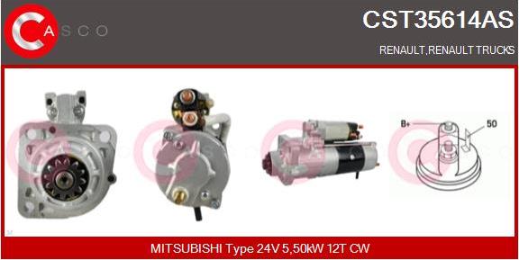 Casco CST35614AS - Starter aaoparts.ro