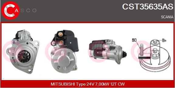 Casco CST35635AS - Starter aaoparts.ro