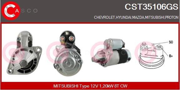 Casco CST35106GS - Starter aaoparts.ro