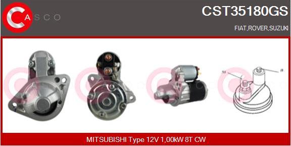 Casco CST35180GS - Starter aaoparts.ro