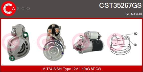 Casco CST35267GS - Starter aaoparts.ro