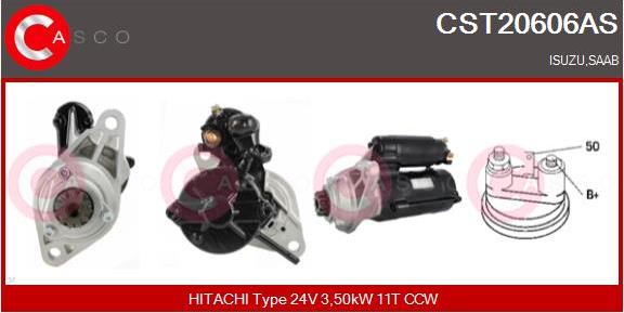 Casco CST20606AS - Starter aaoparts.ro