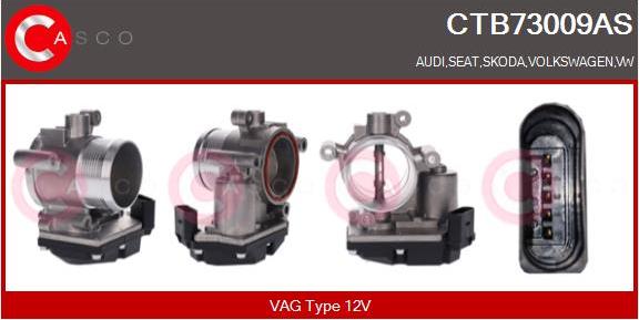 Casco CTB73009AS - Carcasa clapeta aaoparts.ro