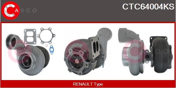 Casco CTC64004KS - Compresor,sistem de supraalimentare aaoparts.ro