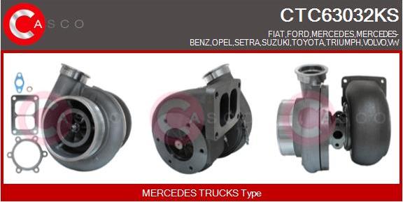 Casco CTC63032KS - Compresor,sistem de supraalimentare aaoparts.ro