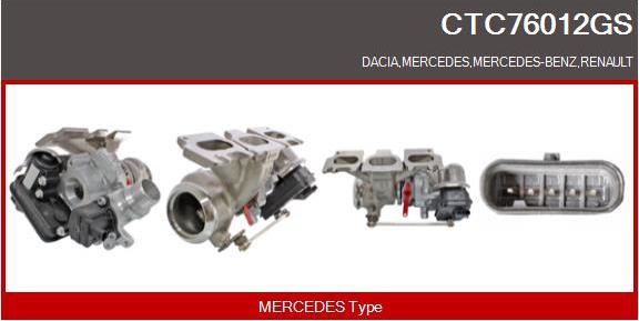 Casco CTC76012GS - Compresor,sistem de supraalimentare aaoparts.ro