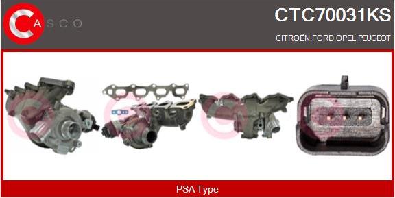 Casco CTC70031KS - Compresor,sistem de supraalimentare aaoparts.ro