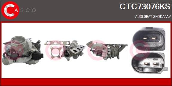 Casco CTC73076KS - Compresor,sistem de supraalimentare aaoparts.ro