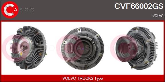 Casco CVF66002GS - Cupla, ventilator radiator aaoparts.ro