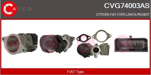 Casco CVG74003AS - Supapa EGR aaoparts.ro