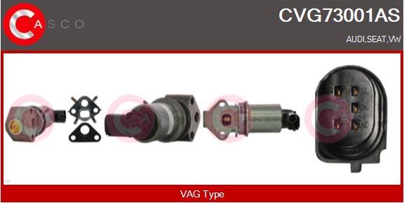 Casco CVG73001AS - Supapa EGR aaoparts.ro