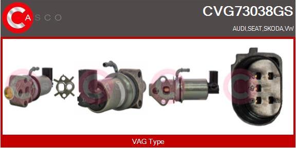 Casco CVG73038GS - Supapa EGR aaoparts.ro