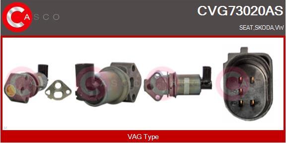 Casco CVG73020AS - Supapa EGR aaoparts.ro