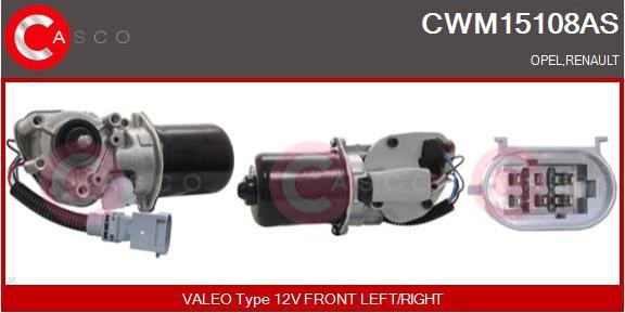 Casco CWM15108AS - Motor stergator aaoparts.ro