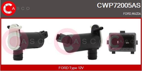 Casco CWP72005AS - Pompa de apa,spalare parbriz aaoparts.ro